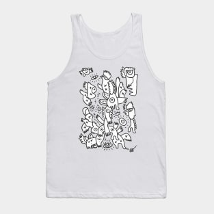 Graffiti on the phone with you my love Tank Top